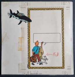 Studios Hergé - Tintin - Tintin journaliste - Rombaldi - mise en couleurs - Original Illustration