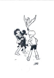 Gerd Van Loock - Jommeke - Illustration originale