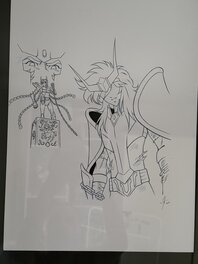 Jérôme Alquié - Saint seiya  time odyssey tome 2 - Planche originale
