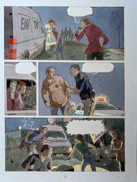 Dina Kathelyn - Destins 4 - Paranoïa - planche 37 - Mise en couleur