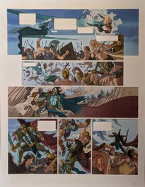 Mise en couleur - La guerre des dieux - planche 16