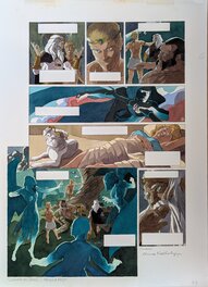 Mise en couleur - La guerre des dieux - planche 19