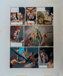 Mise en couleur - La guerre des dieux - planche 30