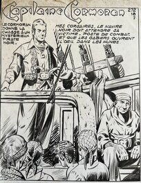 Lucien Nortier - Eté 2025 - Les années Vaillant / Pif - Capitaine Cormoran - Nortier - Vaillant 272 - Planche originale