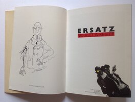 Le Dessin Dédicace a gauche et la page de titre a droite .....qui en dit long .... Top Art Book