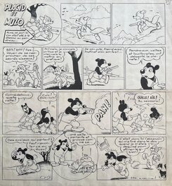 Eté 2025 - Les années Vaillant / Pif - Planche de démarrage Placid et Muzo - C. Arnal