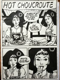 Alex Varenne - HOT CHOUCROUTE - Planche originale