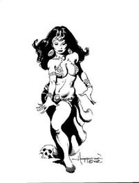 Mike Hoffman - Martian Queen - Original Illustration