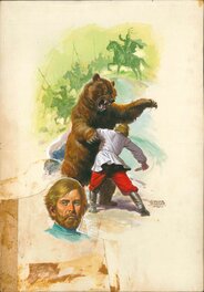 José Luis Salinas - Cover for Jules Verne "Miguel Strogoff" book - Couverture originale