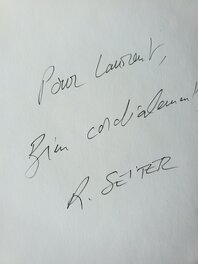 Signature du Scénariste : Roger SEITER