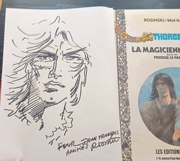 Dédicace Thorgal dans ma magicienne trahie en eo état neuf