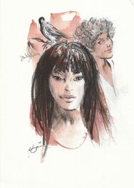 René Follet - Shéléna - Original Illustration