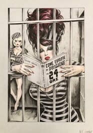 Nik Guerra - Come evadere in 24h - Planche originale
