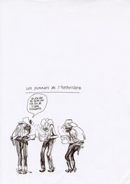 Blutch - Rancho Bravo - illustration originale - Original Illustration