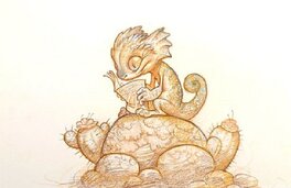 Justin Gerard - Drago Destroyer of Worlds - Illustration originale