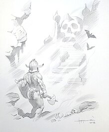 Mike Hoffman - Death's castle - Original Illustration