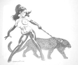 Mike Hoffman - Panther Girl - Original Illustration