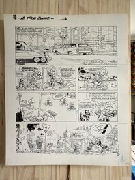 Pierre Seron - Le trou blanc - Planche originale