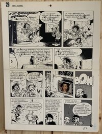 Pierre Seron - Les 6 clones - Planche originale