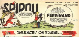 Journal Spirou N°798 du 30 juillet 1953 - Haut de page 01. Journal Spirou N°798 du 30 juillet 1953 - Haut de page 01.