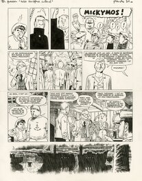 Frank Le Gall - Théodore Poussin - Le dernier voyage de l'Amok, Tome 13 - Planche originale