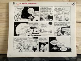Pierre Seron - La planète Ranxerox - Planche originale