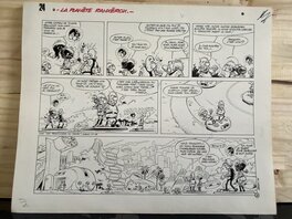 Pierre Seron - La planète Ranxerox - Planche originale