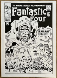 Jack Kirby - Fantastic Four # 49 Cover by Jack Kirby - Couverture originale