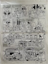 Henk Kuijpers - Franka pagina 14 - album nr 2 - Het Meesterwerk. - Planche originale