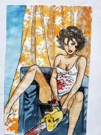 Renaud - LA ROUTE DE JESSICA - Original art