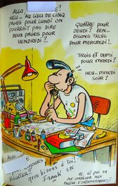 Frank Margerin - Livre d'or ( 69 ) et fin - Original art