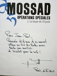Dédicace manuscrite du Scénariste
