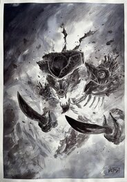 Sébastien Vastra - Illustration - Fantôme du Capitaine Flint - Jim Hawkins - Illustration originale