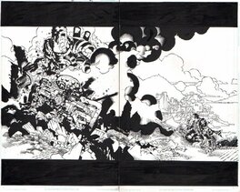 Chris Bachalo - Steampunk #6 Pg 21-22 - Planche originale