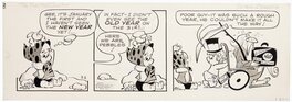 Gene Hazelton - Flintstones daily 1973 - Planche originale