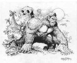 Steve Mannion - Kong commission - Original Illustration