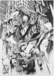 Manuel Garcia - Manuel Garcia - Daredevil & Elektra commission - Illustration originale