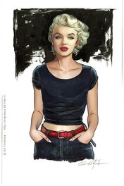 Gil Formosa - Marilyn MONROE - Original Illustration