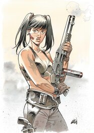 Grun - Dessin original de Xia - Illustration originale