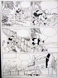 Giuseppe Zironi - Topolino e le 2000 palme - Planche originale