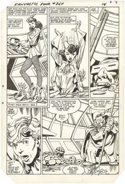 John Byrne - Fantastic Four #264 p11 (Signed) - Comic Strip