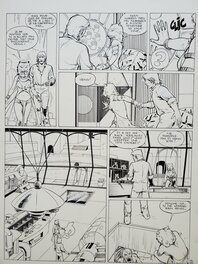 Ferry - IAN KALEDINE   T3 LA MEMOIRE FU FOND DE L'OEIL - Planche originale