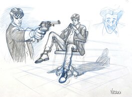 Marco Nizzoli - Dylan Dog & Groucho - Original Illustration