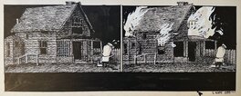 Chris Ware - Acme Novelty Library n°3 - Potato Guy - Fire - Planche originale