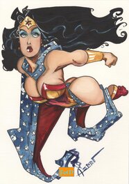 Alfonso Azpiri - Wonder Woman - Original Illustration