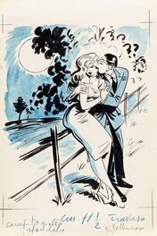 Gastone Bellincampi - Clair de Lune - Original Illustration