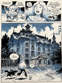 Phicil - Phicil, Les fantômes du Mont-Blanc, planche n°76, 2024. - Planche originale