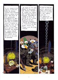 Première planche du Donjon Potron-Minet -99 "La Chemise de la Nuit" dessinée par C.Blain Première planche du Donjon Potron-Minet -99 "La Chemise de la Nuit" dessinée par C.Blain