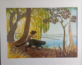 Léonard Chemineau - Léonard Chemineau -  Rive droite, rive gauche - Illustration originale