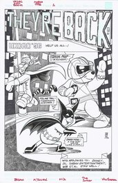 Bojan Djukic - Ukcac Orange Bear, Feline Tail & Dark Hog | a.k.a. Winnie the Pooh, Batman & Power Rangers | Bojan Djukic - Illustration originale